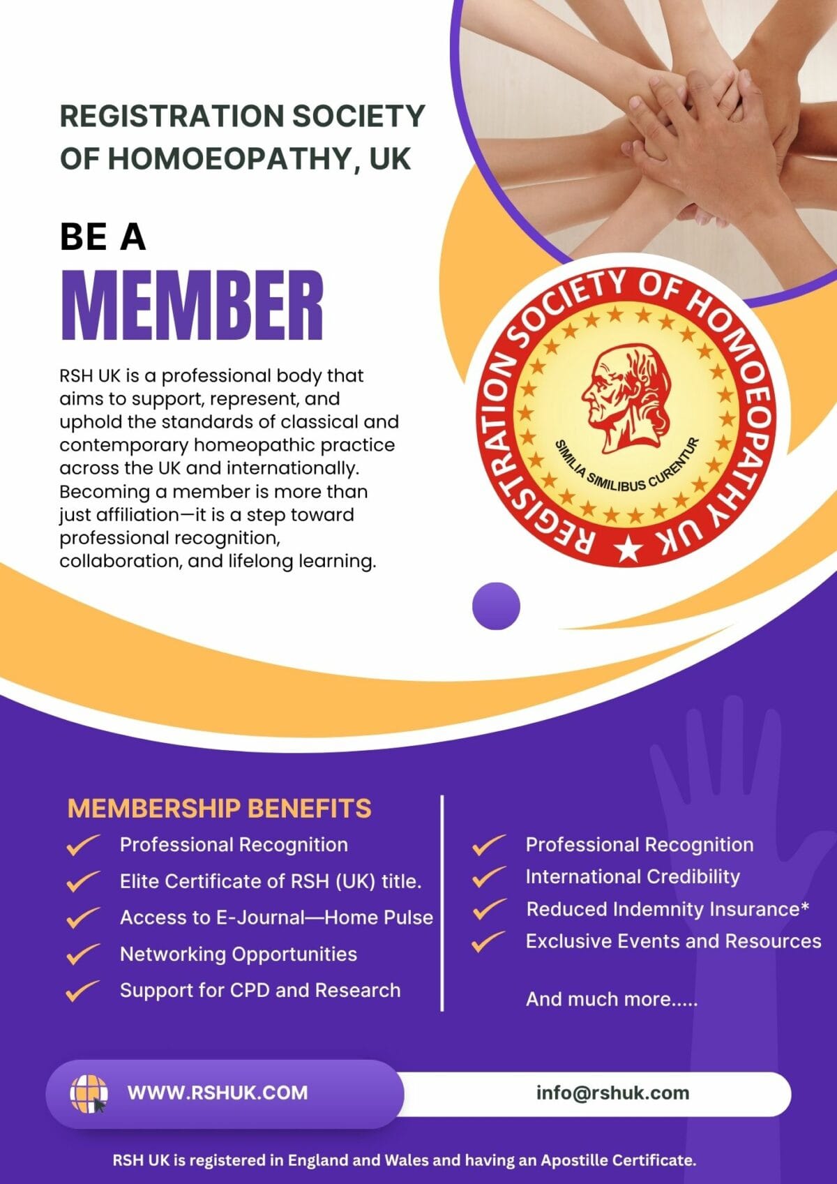 Join the Registration Society of Homeopathy, UK – Strengthen Your Professional Identity