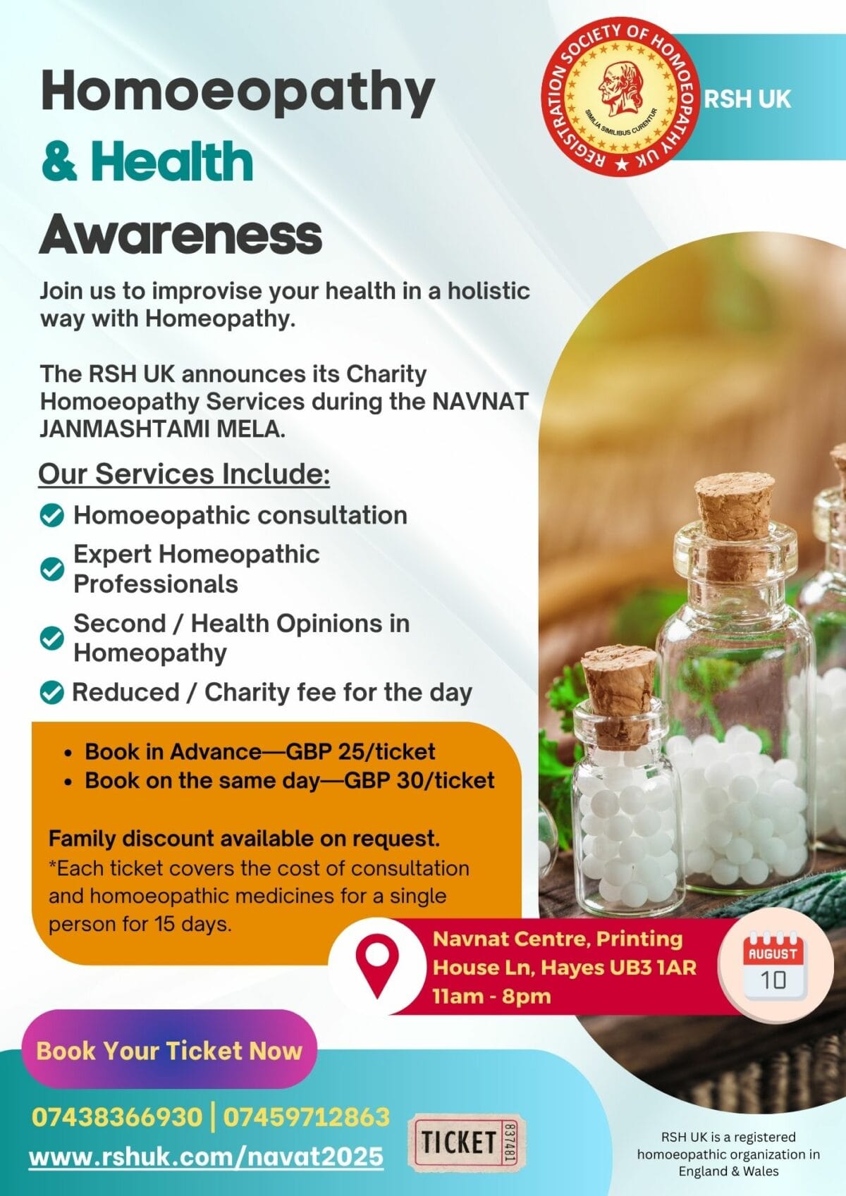 Homoeopathy & Health Awareness – Book Your Slot Now!